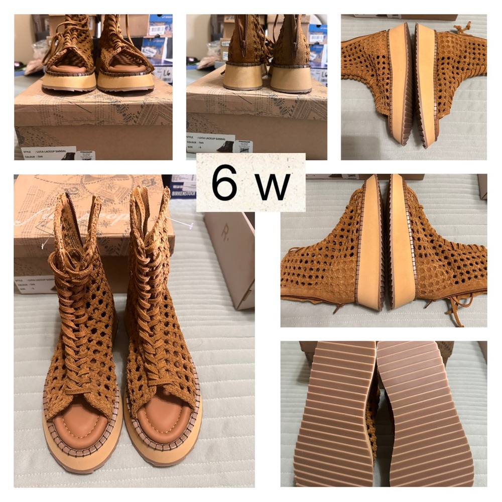 Stylish Tan Woven Sandals